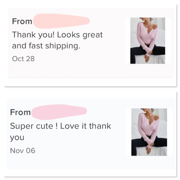 Button Front V-Neck Pink Fuzzy Crop Sweater - Picture 7 of 9